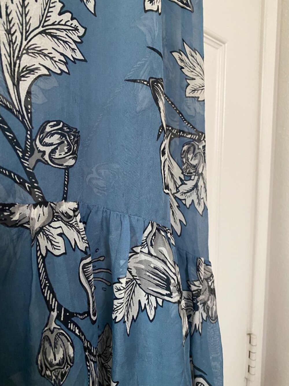 For Love & Lemons 🍋 | RARE Santa Rosa Maxi Dress in Vintage Blue Floral - Picture 10 of 16